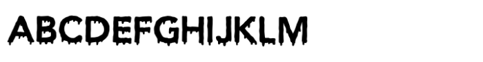 Bloody Charm Regular Font UPPERCASE