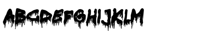 Bloody Horror 2.0 Font UPPERCASE