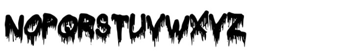 Bloody Horror 2.0 Font UPPERCASE