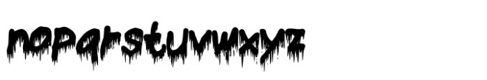 Bloody Horror 2.0 Font LOWERCASE