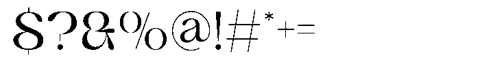 Bloom Font OTHER CHARS