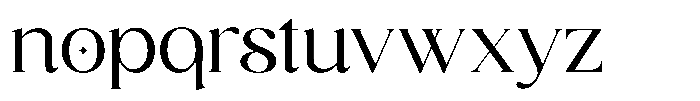 Bloom Font LOWERCASE