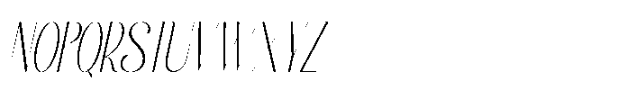 Bloomic Oblique Font UPPERCASE