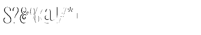 Bloomic Regular Font OTHER CHARS