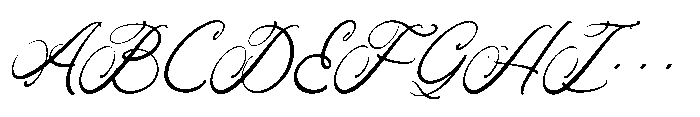 Bloomin Gflow Italic Font UPPERCASE