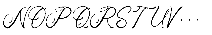 Bloomin Gflow Regular Font UPPERCASE