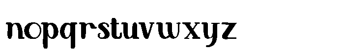 Blooming Pages Font LOWERCASE