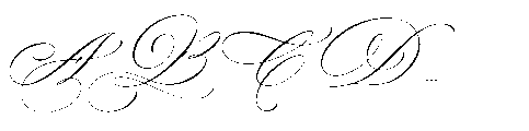 Bloomingdale Font UPPERCASE