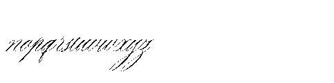 Bloomingdale Font LOWERCASE