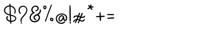 Bloomira Font OTHER CHARS