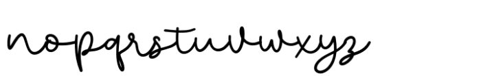 Bloomira Font LOWERCASE