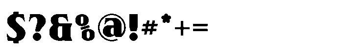 Bloomite Black Font OTHER CHARS