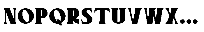 Bloomite Black Font UPPERCASE