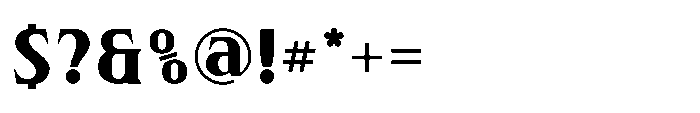 Bloomite Bold Font OTHER CHARS