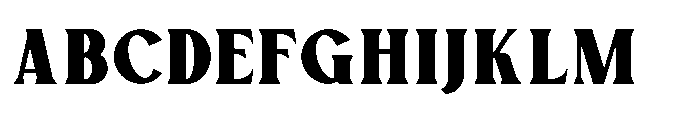 Bloomite Extra Bold Font UPPERCASE
