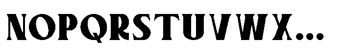 Bloomite Extra Bold Font UPPERCASE