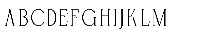 Bloomite Extra Light Font UPPERCASE