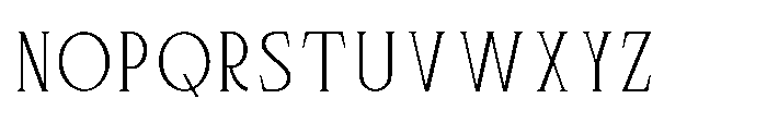 Bloomite Extra Light Font UPPERCASE