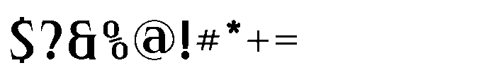 Bloomite Medium Font OTHER CHARS