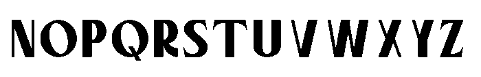 Bloomite Sans Bold Font UPPERCASE