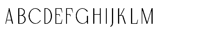 Bloomite Sans Extra Light Font UPPERCASE