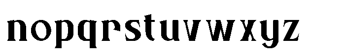 Bloomite Semi Bold Font LOWERCASE