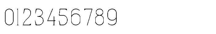 Bloomite Thin Font OTHER CHARS