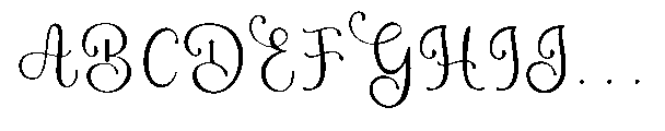 Bloomstone Script Font UPPERCASE
