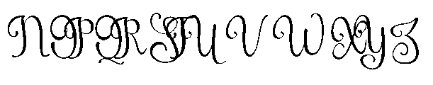 Bloomstone Script Font UPPERCASE