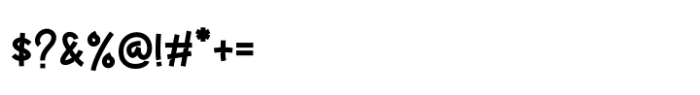 Bloopsy Font OTHER CHARS