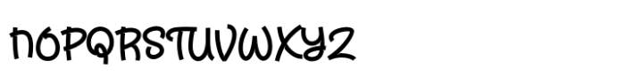 Bloopsy Font UPPERCASE