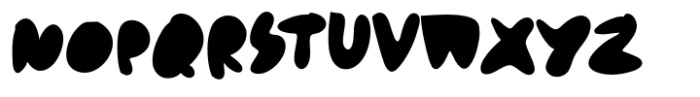Blopopo Font UPPERCASE