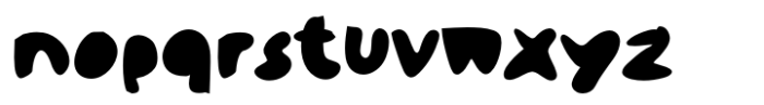 Blopopo Font LOWERCASE