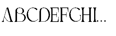 Blore Font UPPERCASE