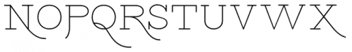 Bloser Serif Font UPPERCASE