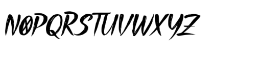 Blosikos Italic Font LOWERCASE