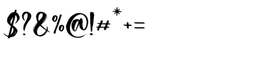 Blosikos Regular Font OTHER CHARS