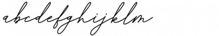 Blossom Dahlia Signature Font LOWERCASE