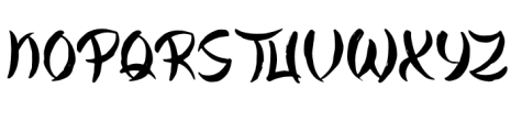 Blossom Sakura Regular Font LOWERCASE