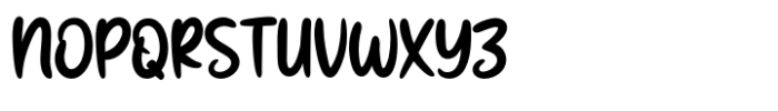 Blossom Font UPPERCASE