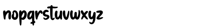 Blossom Font LOWERCASE