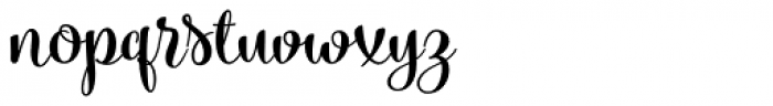 Blossoms Bold Font LOWERCASE