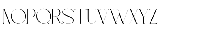 Blosta Serif Regular Font UPPERCASE