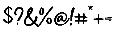 Blottocke Font OTHER CHARS