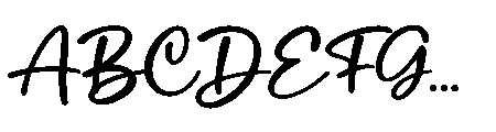 Blottocke Font UPPERCASE