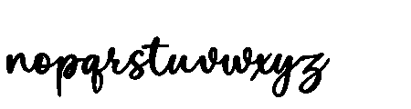 Blottocke Font LOWERCASE
