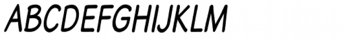 Blound Bold Condensed Oblique Font UPPERCASE