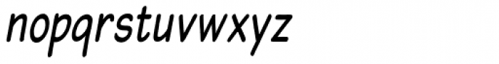 Blound Bold Condensed Oblique Font LOWERCASE