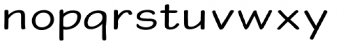 Blound Expanded Font LOWERCASE