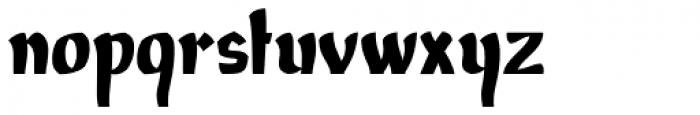 Blout Font LOWERCASE